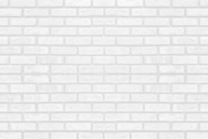 White brick wall texture for background or wallpaper. Abstract interior decoration vintage style. photo