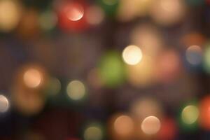 Christmas and Happy new year on blurred bokeh background. photo