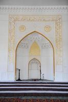 Elements of ancient architecture of Central Asia. Interior mosque of the ancient Asian traditional ornament