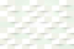 Abstract white geometric background. For design or advertising. 3D illustration pattern. photo