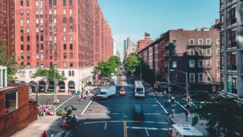 Sequência de timelapse 4k de nova york, eua - nova york da linha alta video