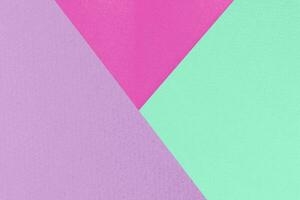 Pastel colored paper texture background. Geometric shapes. photo