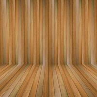 wood wall and perspective wooden floor texture. Concept interior vintage style photo