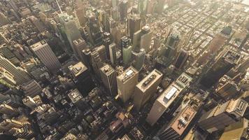 4k-videosequentie van new york city, vs - boven de binnenstad video