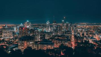 4K Timelapse Sequence of Montreal, Canada - The Skyline by night