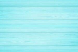 Bright light blue color wood plank texture. Vintage beach wooden background. photo