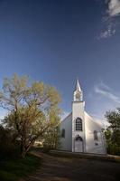 iglesia de coderre en el pintoresco saskatchewan foto