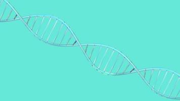 helix DNA isolated on background 3d illustration rendering photo