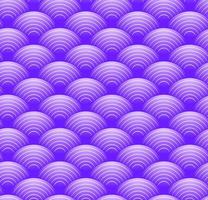 Pattern seamless circle line purple gradient abstract wave background as Japanese circle pattern illustration photo