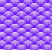 Pattern seamless circle line purple gradient abstract wave background as Japanese circle pattern illustration photo