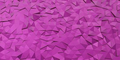 Triangle abstract background. Violet and lilac background, 3d rendering. photo