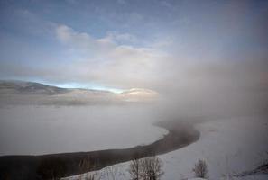 Open water in winter photo