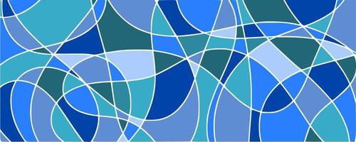 abstract blue geometric background vector