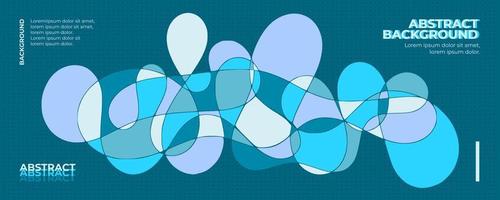 abstract blue background layout vector
