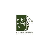 tree logo design vector