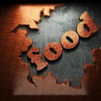 food  word of wood photo