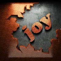 joy vector word of wood photo