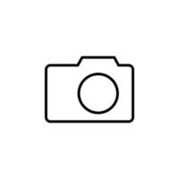 Camera Icon Vector - Sign or Symbol