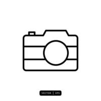 Camera Icon Vector - Sign or Symbol