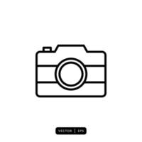 Camera Icon Vector - Sign or Symbol