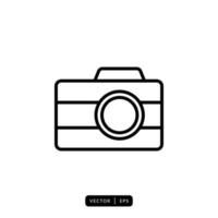 Camera Icon Vector - Sign or Symbol