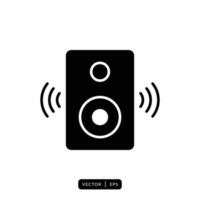 vector de icono de altavoz de audio - signo o símbolo