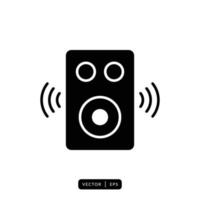 Audio Speaker Icon Vector - Sign or Symbol