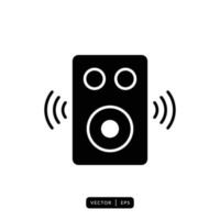 vector de icono de altavoz de audio - signo o símbolo