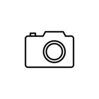 Camera Icon Vector - Sign or Symbol