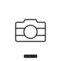 Camera Icon Vector - Sign or Symbol