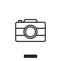 Camera Icon Vector - Sign or Symbol