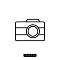 Camera Icon Vector - Sign or Symbol