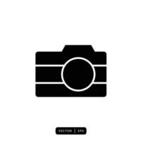 Camera Icon Vector - Sign or Symbol