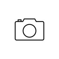 Camera Icon Vector - Sign or Symbol