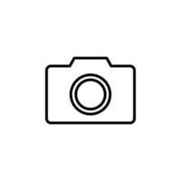 Camera Icon Vector - Sign or Symbol