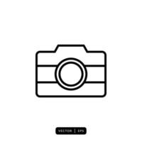 Camera Icon Vector - Sign or Symbol