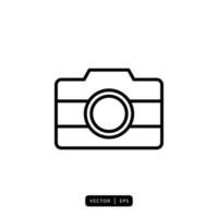 Camera Icon Vector - Sign or Symbol