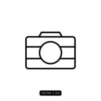 Camera Icon Vector - Sign or Symbol