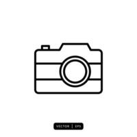 Camera Icon Vector - Sign or Symbol