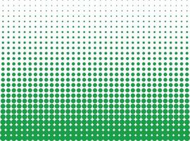 Green Circle Vector Halftone for Patterning, dotting, texturing, palletizing and templating