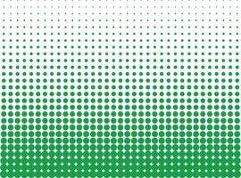 Green Circle Vector Halftone for Patterning, dotting, texturing, palletizing and templating