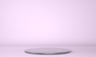 Product podium on pastel background 3d. Abstract minimal geometry concept. Studio stand platform theme. Exhibition and business marketing presentation stage. photo