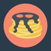 Trendy Pancakes Concepts vector