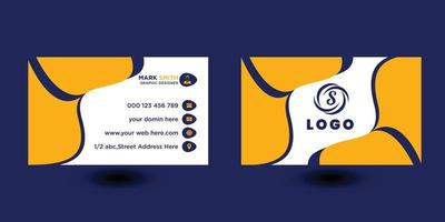 Business Card Template Set Free Vector