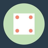 Trendy Dice Concepts vector