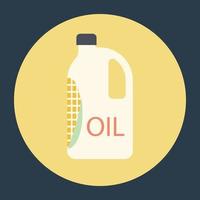 Oil Bottle Concepts vector