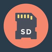 SD Card Concepts vector