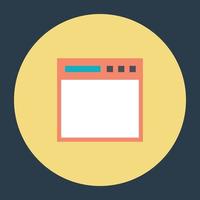 Trendy Browsers Concepts vector