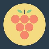 Trendy Grapes Concepts vector