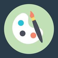 Paint Palette Concepts vector